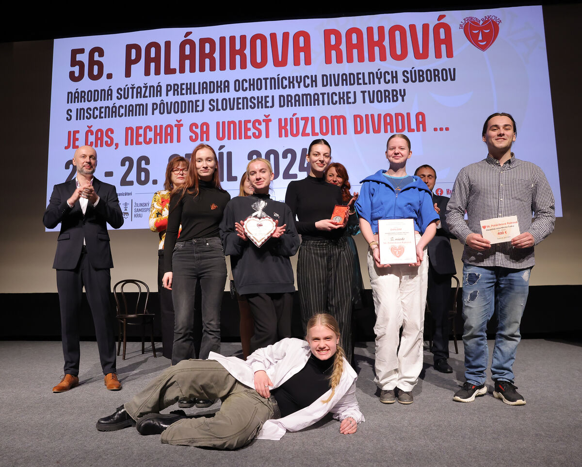 56. Palárikova Raková 2. miesto DS Tretiaci cena Kysuckej kultúrnej nadácie Bratislava