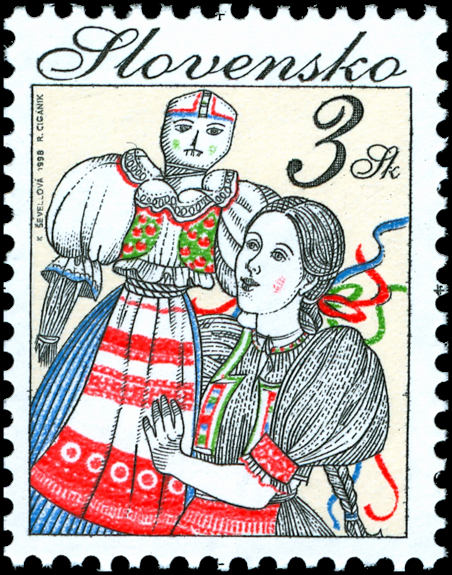 Stamp Vynášanie Moreny 1998