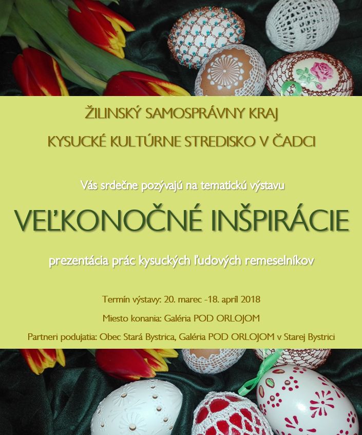 Stará Bystrica pozvánka Veľkonočné inšpirácie 2018