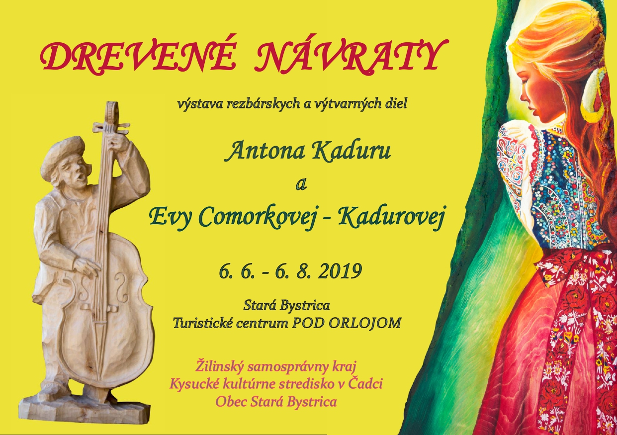 KKS v Čadci Pozvánka na výstavu Antona Kaduru a Evy Comorkovej Kadurovej