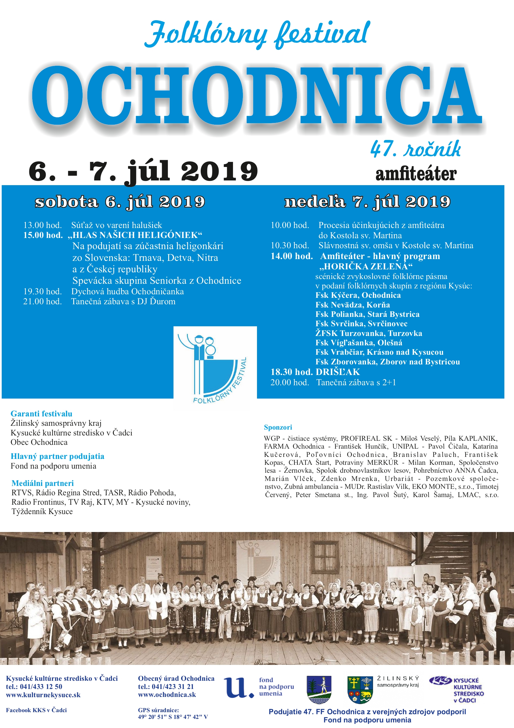Plagát 47. FF Ochodnica KKS v Čadci
