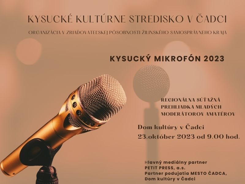 Kysucký mikrofón 2023 plagat