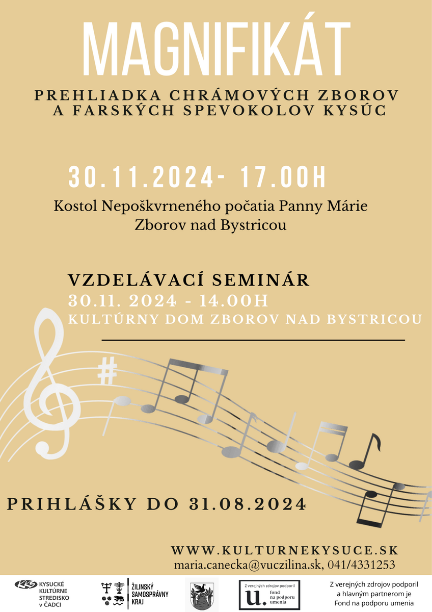 Plagát Magnifikát 2024