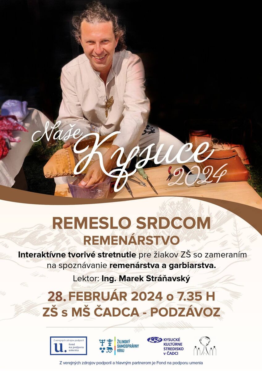 Plagát Remenárstvo Naše Kysuce 2024