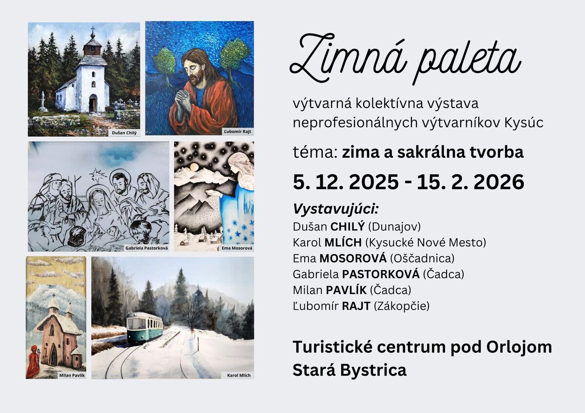 Pozvánka Zimná paleta
