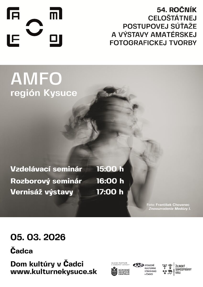 AMFO 2026 plagát