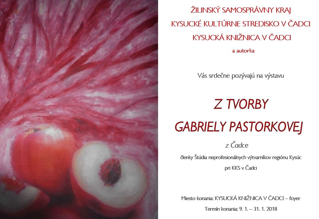Gabriela Pastorková výstava