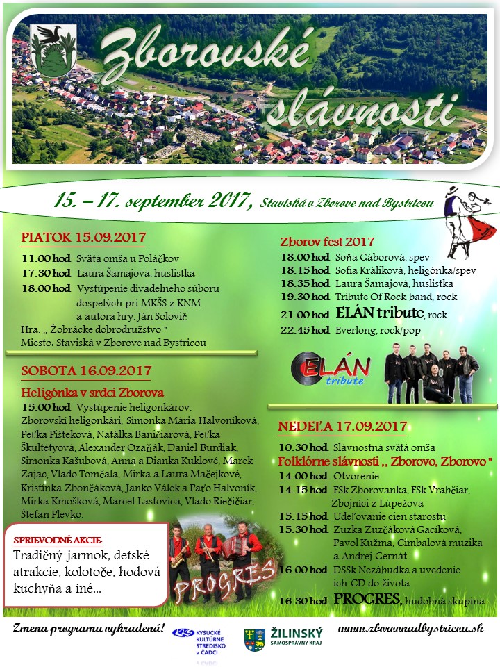 Konečný Plagát Zborovské slávnosti s autorom hry
