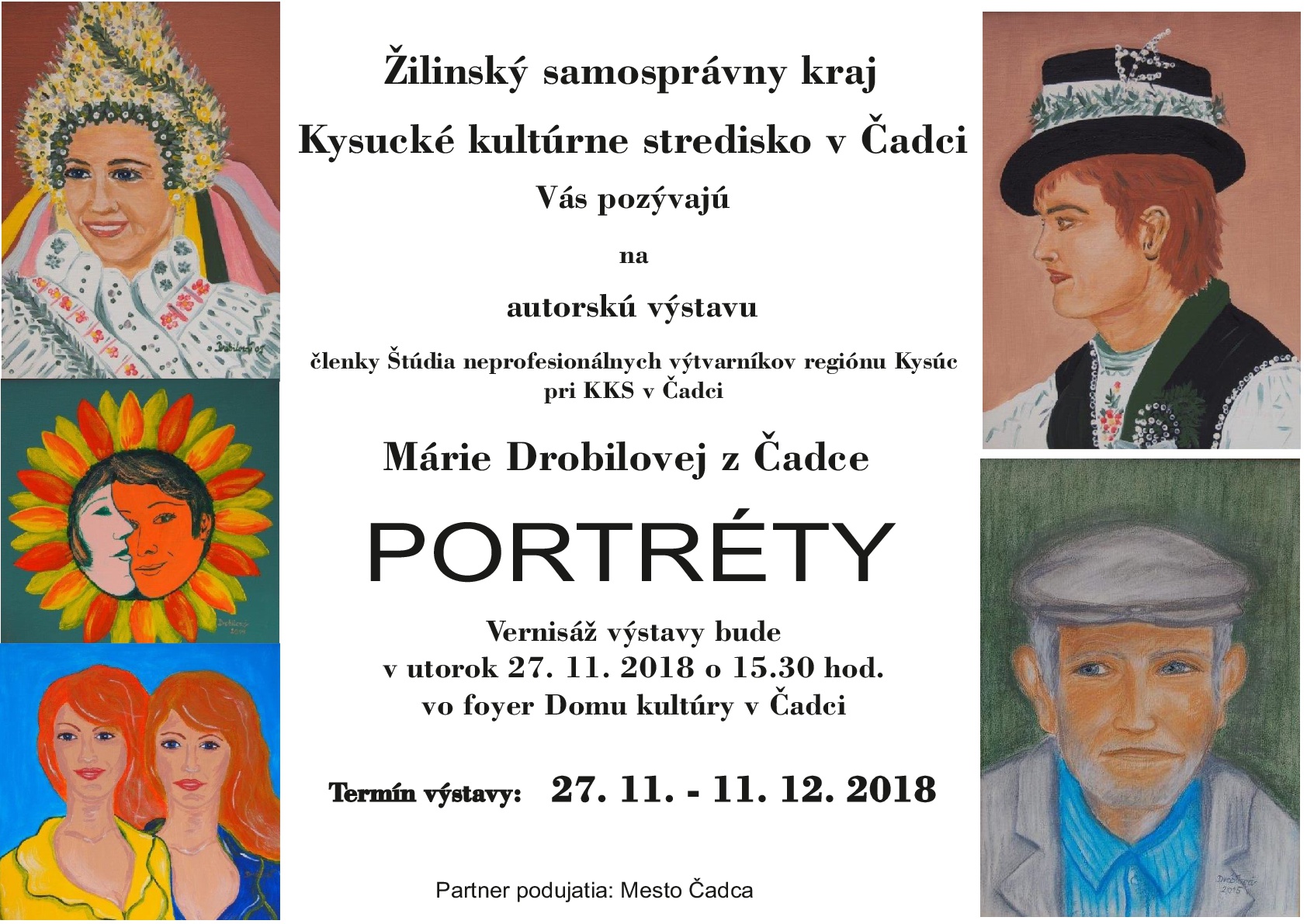 M. Drobilová portrety vystava