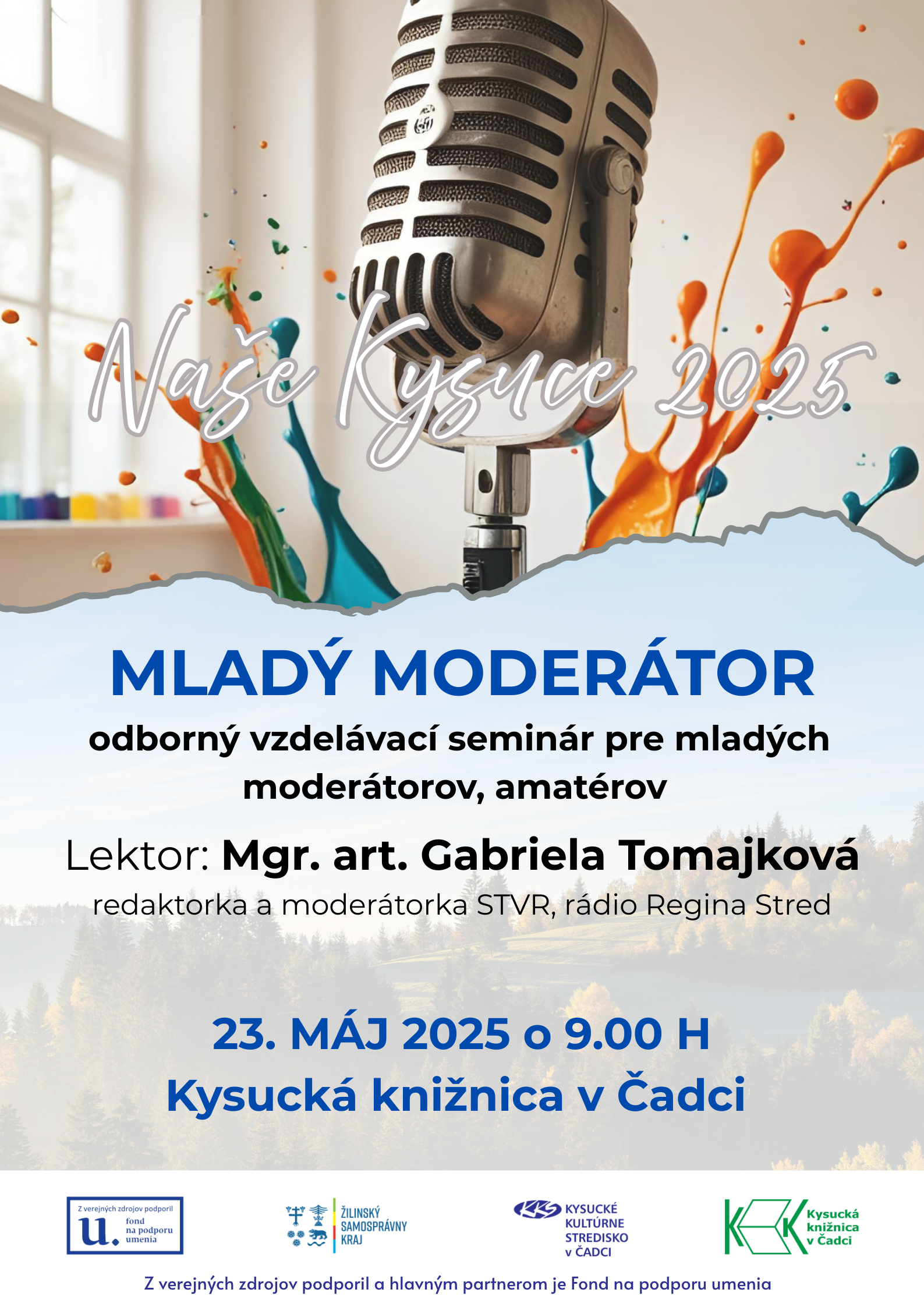 Naše Kysuce 2025 Mladý moderátor