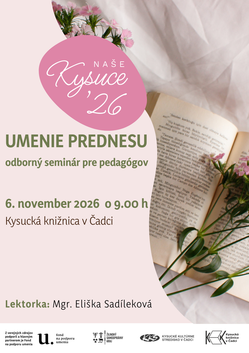 Naše Kysuce 2026 Umenie prednesu