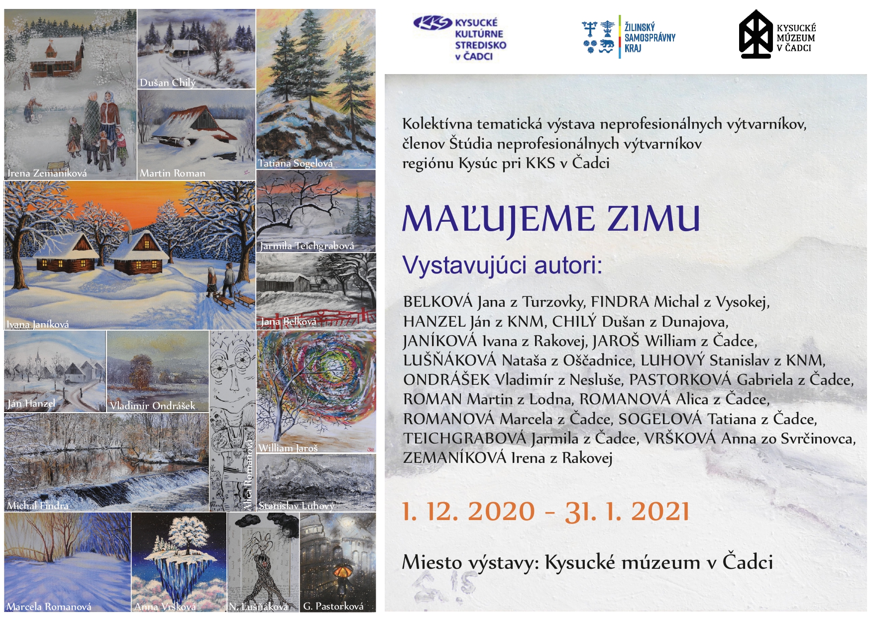 Pozvánka Maľujeme zimu