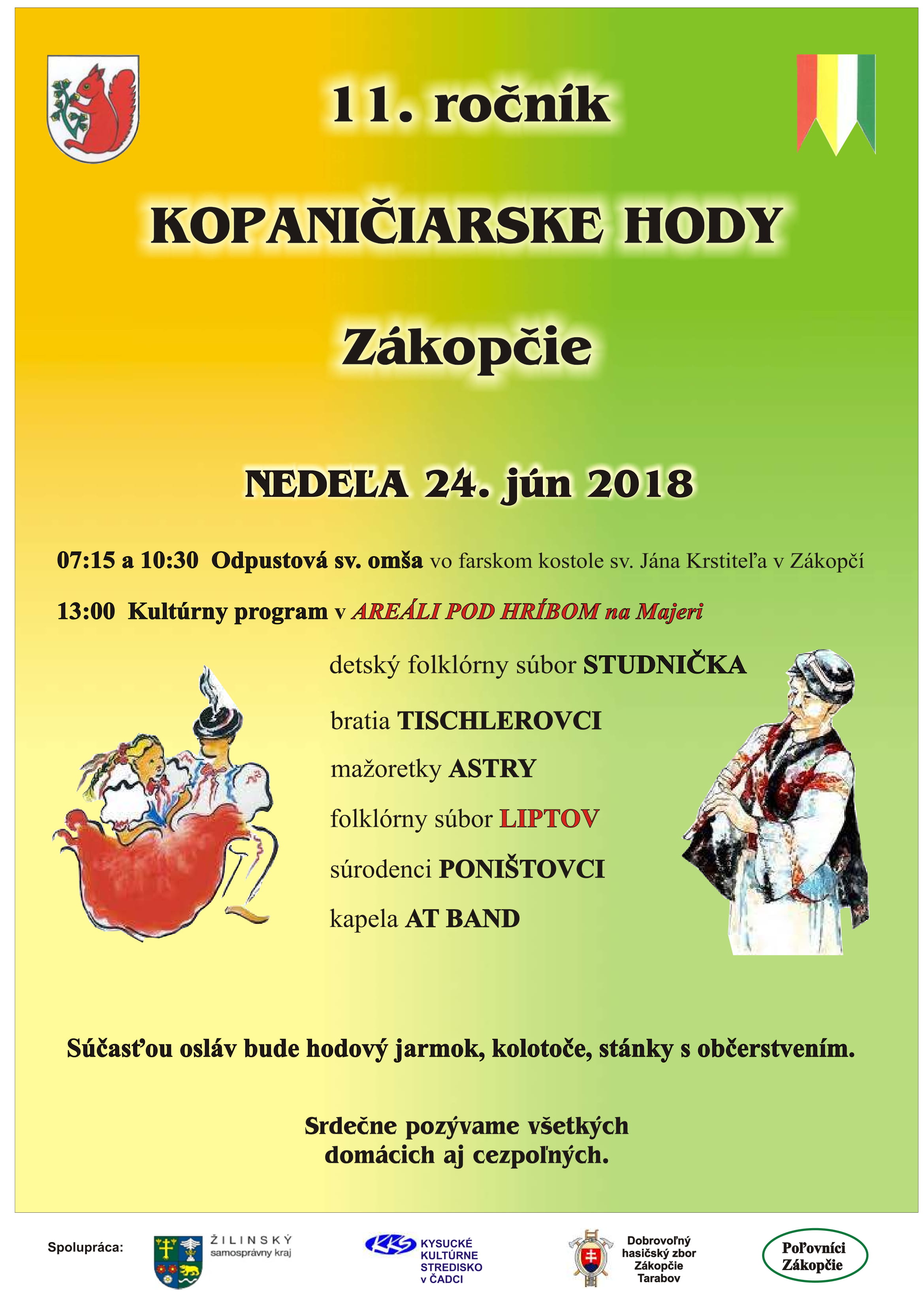 plagat hody2018 Zákopčie 1