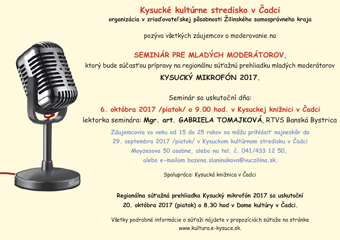 seminár pre moderátorov 2017
